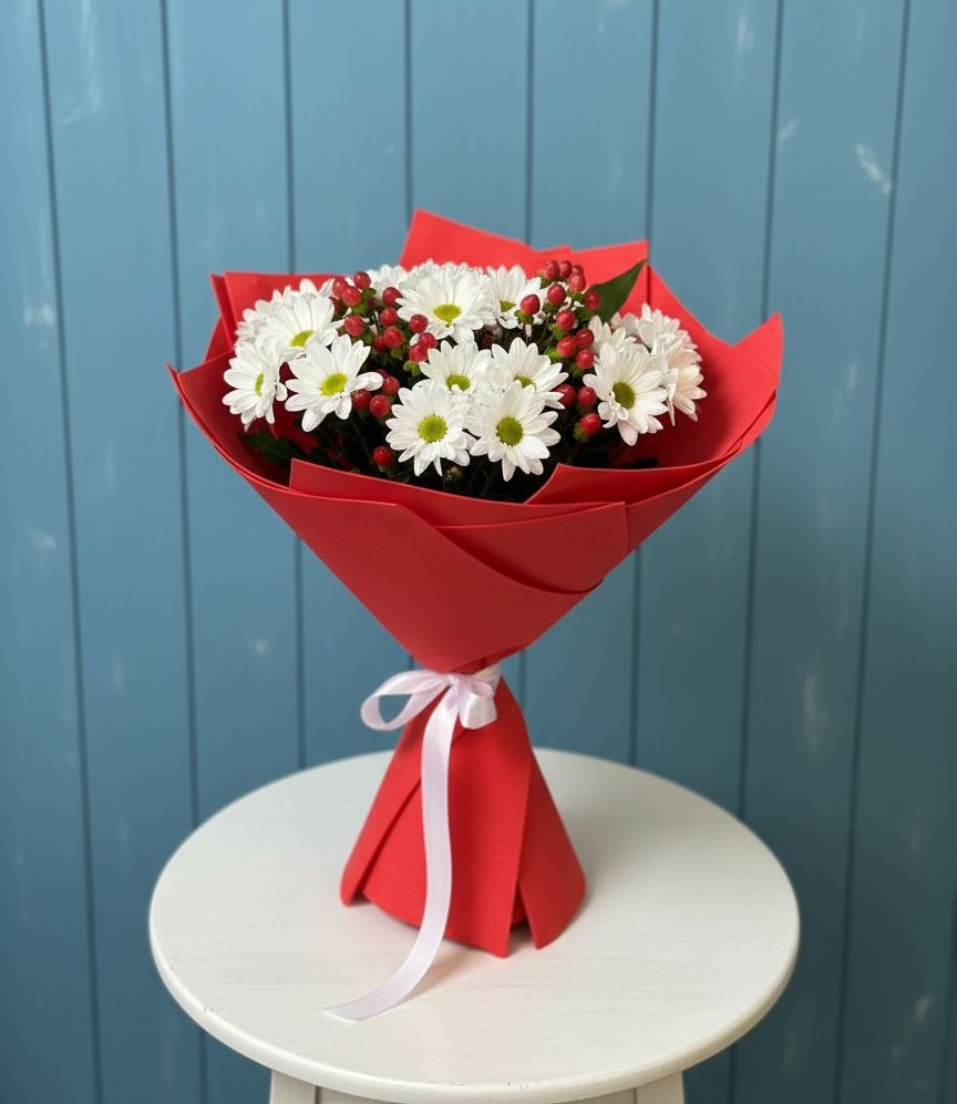 Букет цветов из: Хризантемы в Дубовском