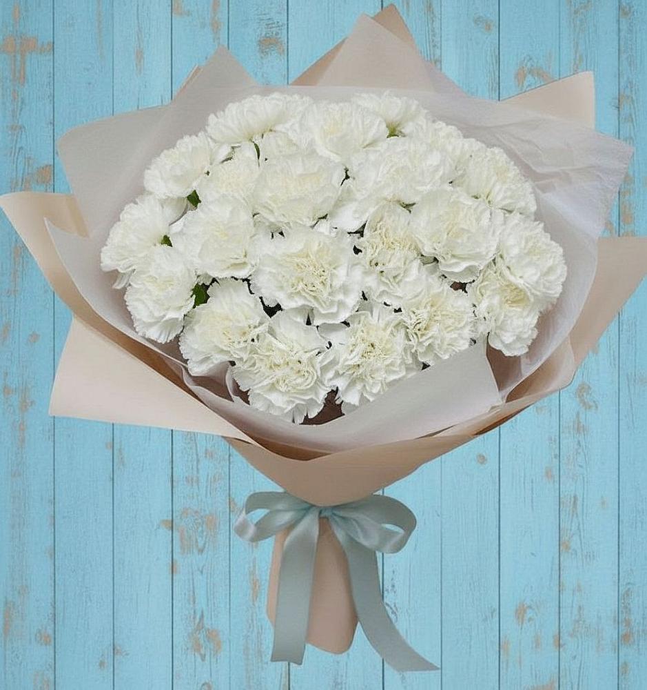 Букет цветов из: Гвоздики в Дубовском