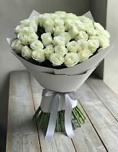 Букет 35 Белых роз в Дубовском
