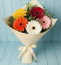 Букет цветов из:  Герберы в Дубовском