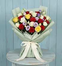 Букет цветов из:  Розы в Дубовском