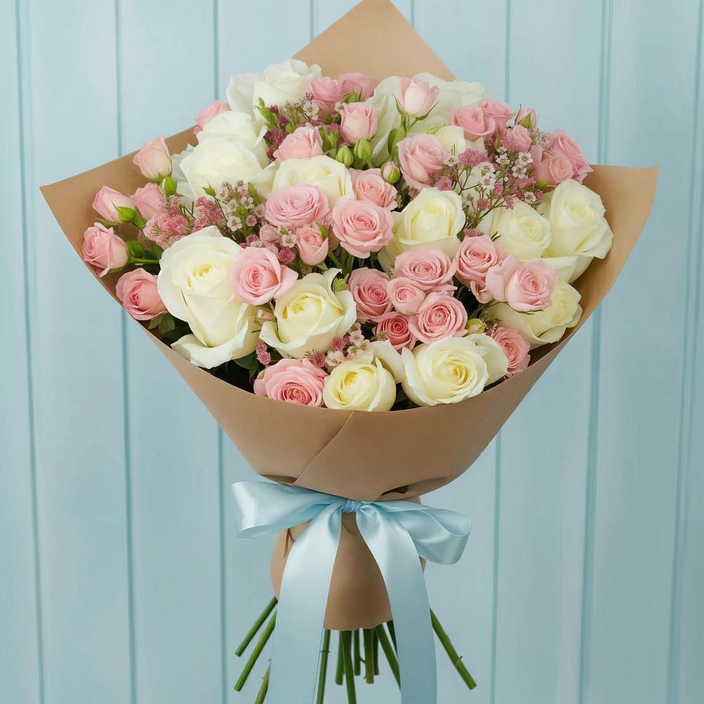 Букет цветов из: Розы в Дубовском