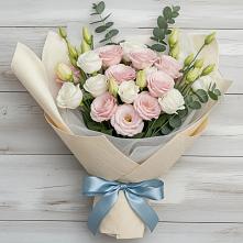 Букет цветов из:  Лизиантусы #REPLACE_PRED# Дубовском
