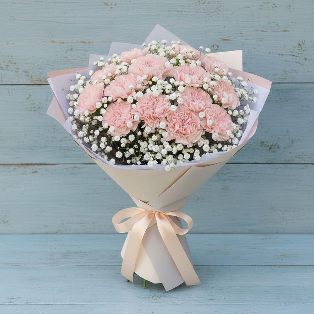 Букет цветов из: Гвоздики в Дубовском