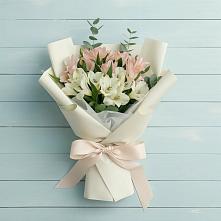 Букет цветов из:  Альстромерии в Дубовском