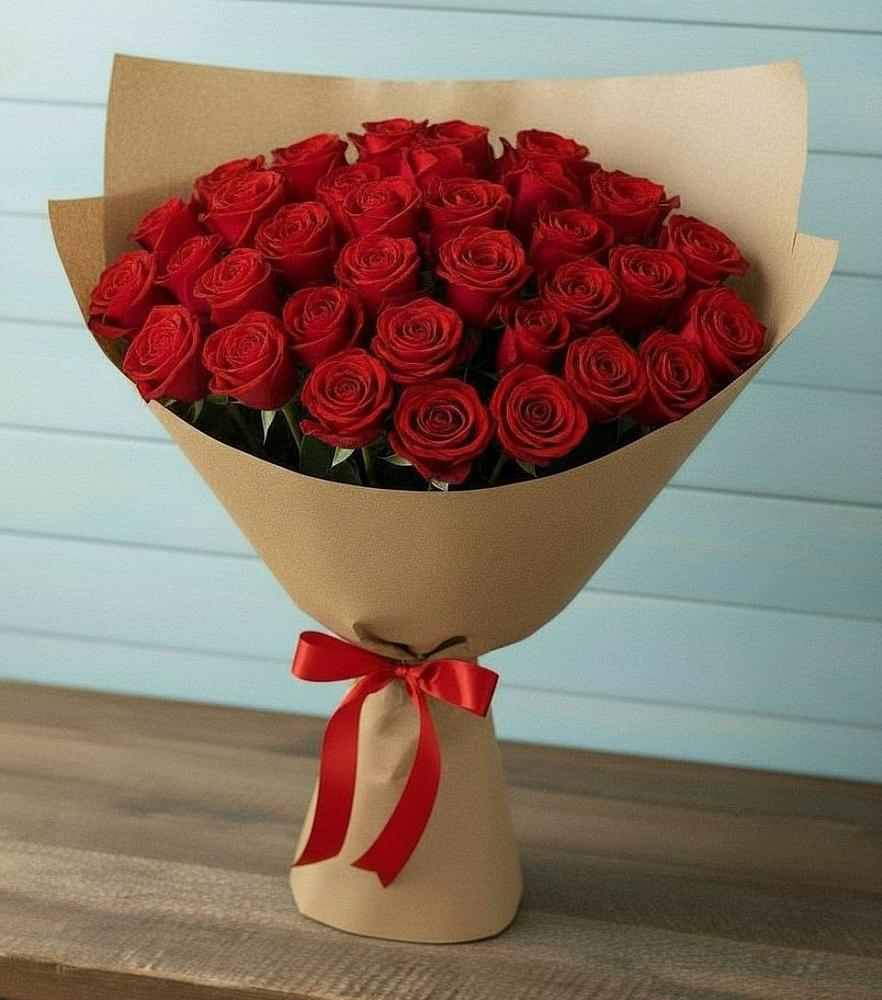 Букет Красные розы Милано в Дубовском