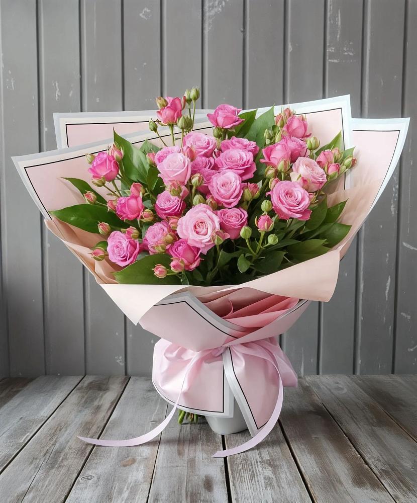 Букет Розовый кустик в Дубовском