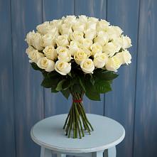 Букет 51 Белая роза Эдлесс Лав #REPLACE_PRED# Дубовском