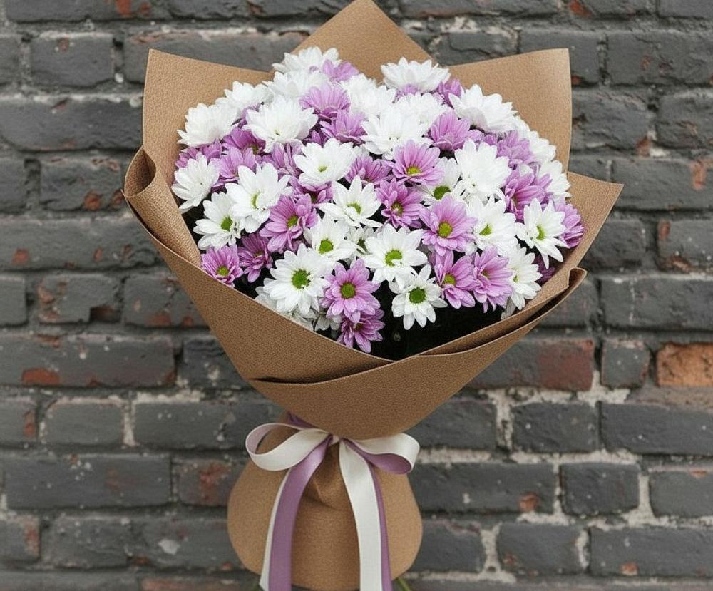 Букет цветов из: Хризантемы в Дубовском