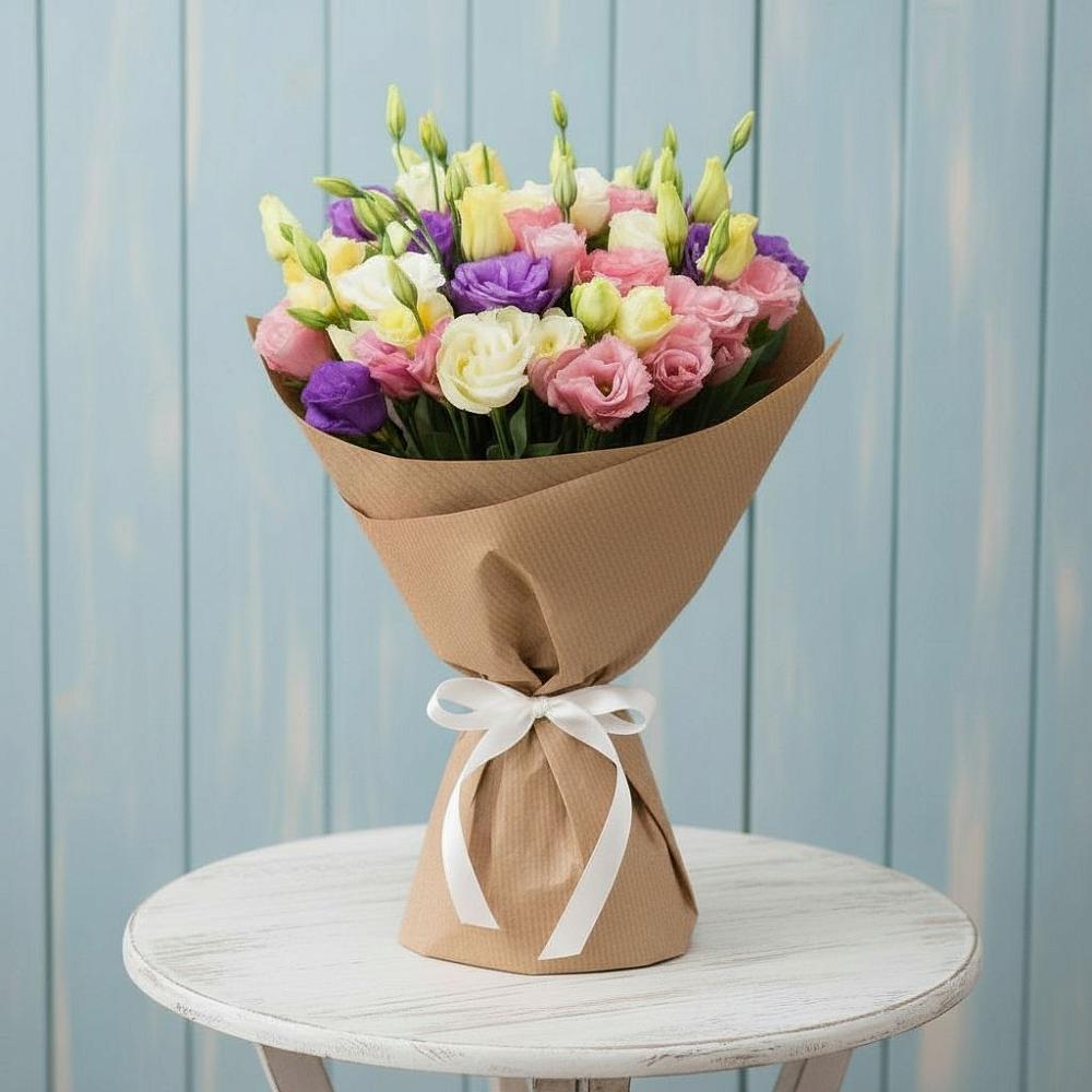 Букет цветов из: Лизиантусы в Дубовском