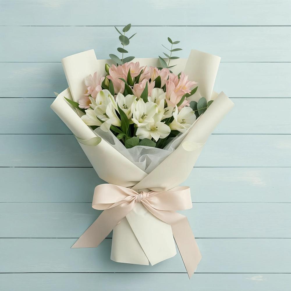 Букет цветов из: Альстромерии в Дубовском