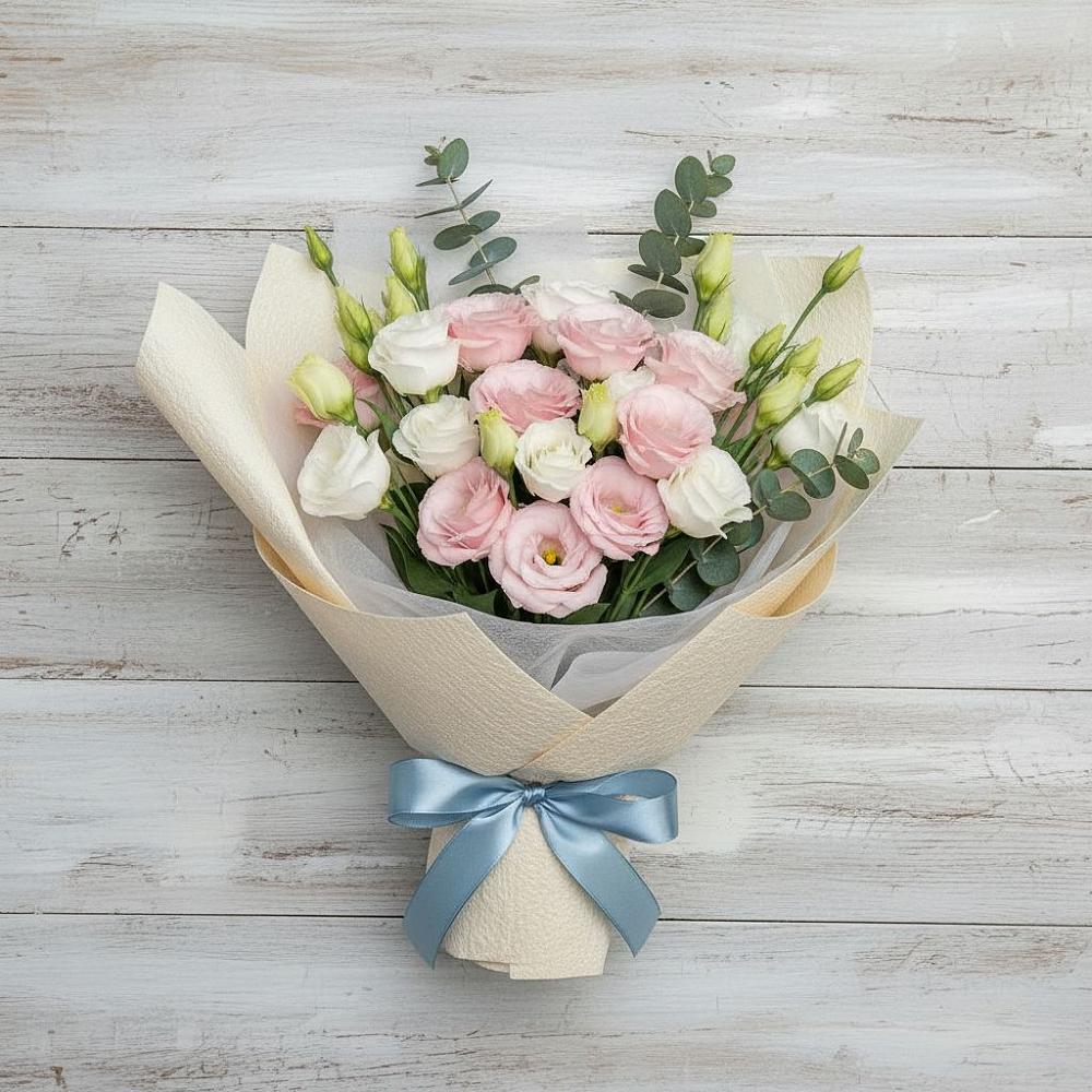 Букет цветов из: Лизиантусы в Дубовском